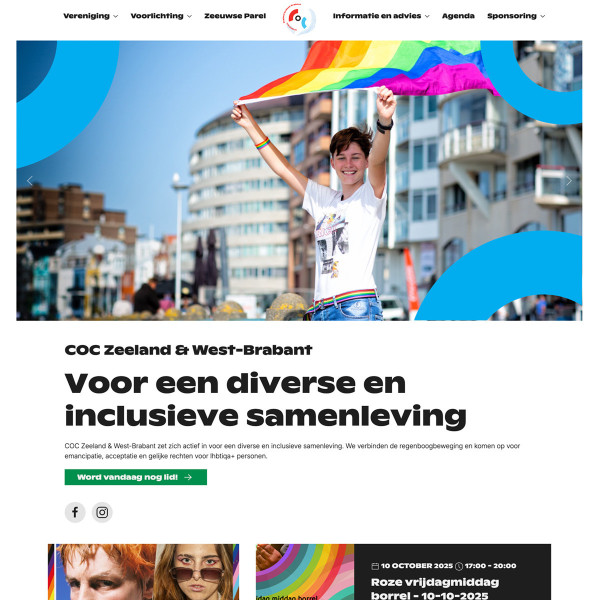 COC Zeeland en West-Brabant website bouwen