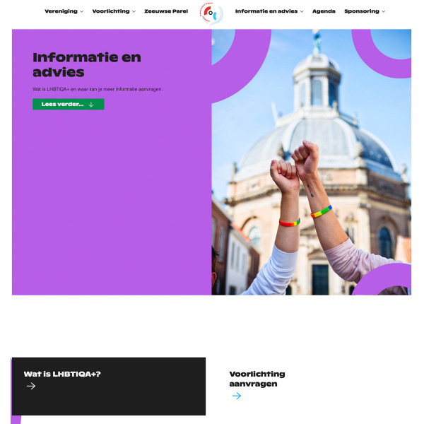 COC Zeeland en West-Brabant website realisatie