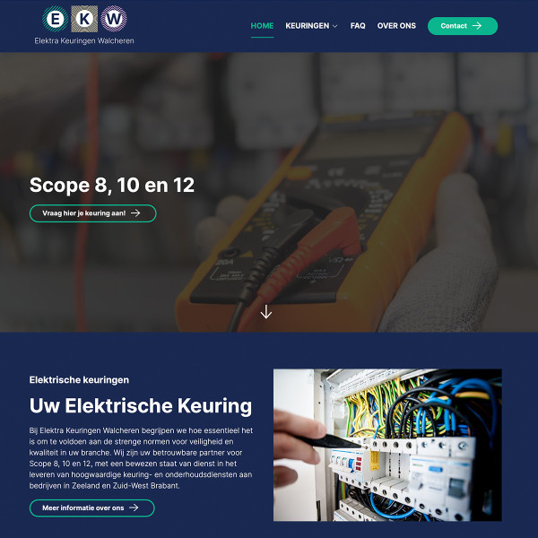EKW website ontwerp