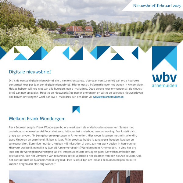 WBV Arnemuiden nieuwsbrief
